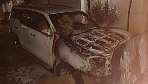 mla sathish reddy car