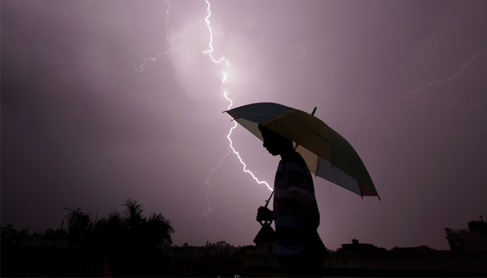 rain lightning