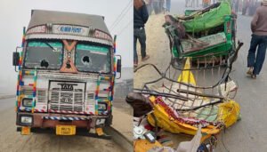 shahjahanpur road accident