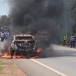 car fire accident