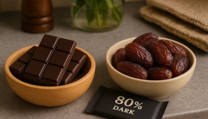 dark chocolates vs dates