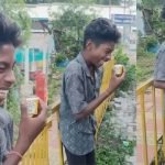 who Is tea drinking laughing boy