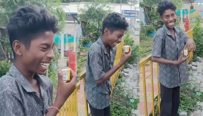 who Is tea drinking laughing boy