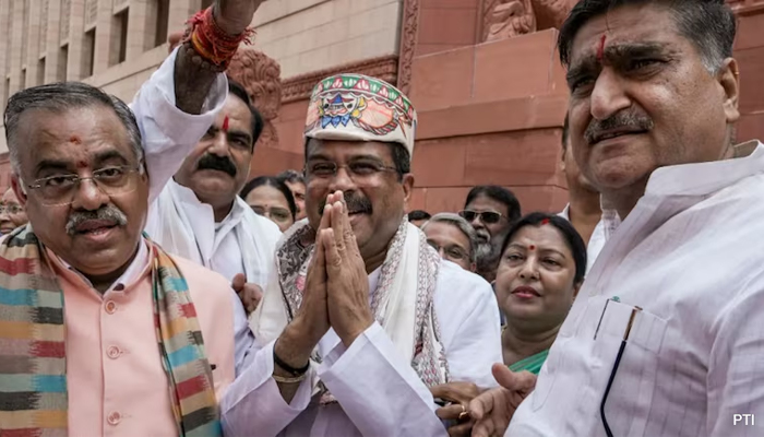 dharmendra pradhan to parliament