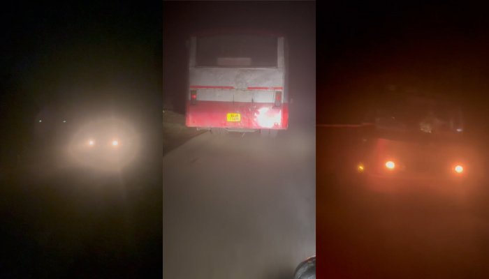 ksrtc bus without headlights